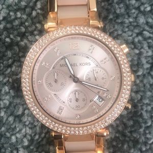 Michael Kors rose gold watch